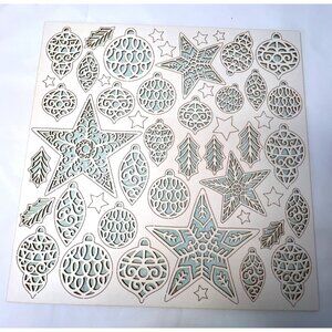 Mintay Chippies Chipboard Decor Elements Ornaments Set  MT-CHIP2-D35 Christmas